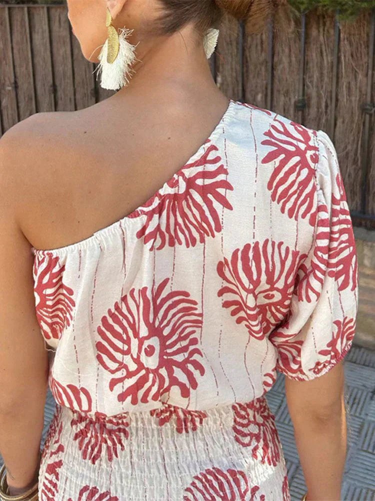 Bernadina™ Casual Short Summer Dress in White