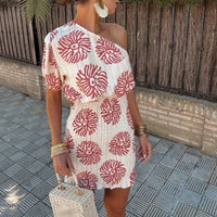 Bernadina™ Casual Short Summer Dress in White