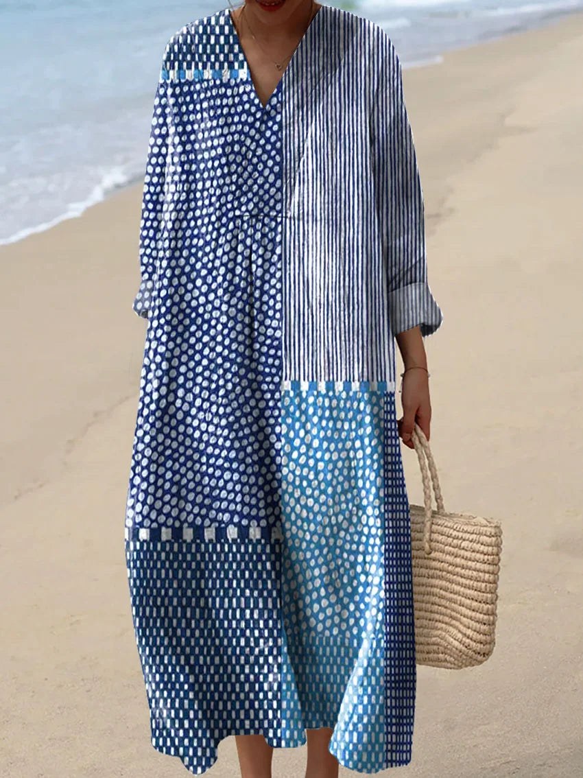 Bethany™ Everyday Casual Dress in Blue