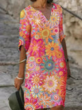 Beth™ Colourful Floral Dress