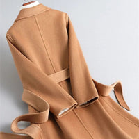 Beverly Full Length Trench Coat in Sienna Brown