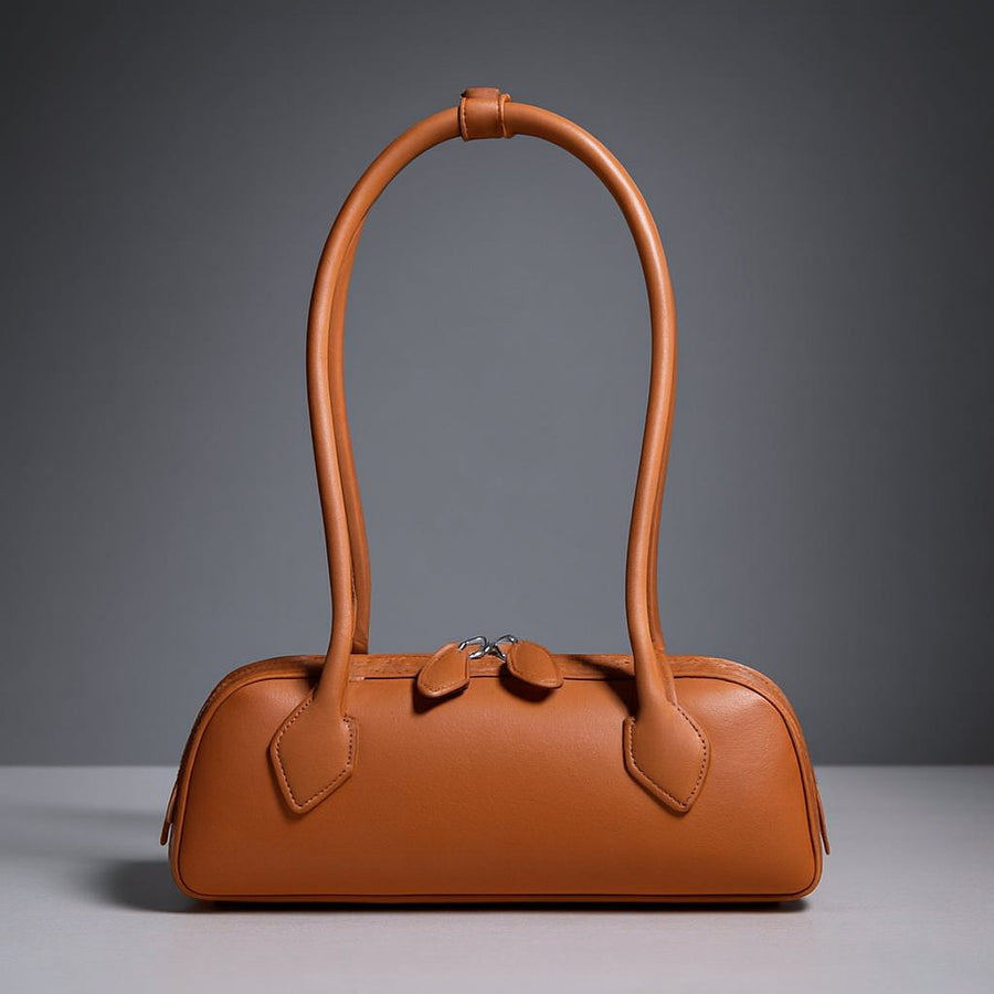 Bianca Baguette Bag in Sienna Brown