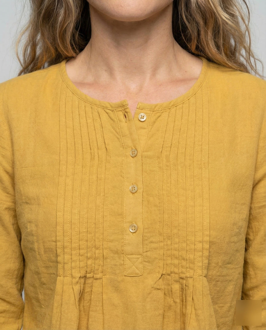 Bianca Casual Blouse with Pleated