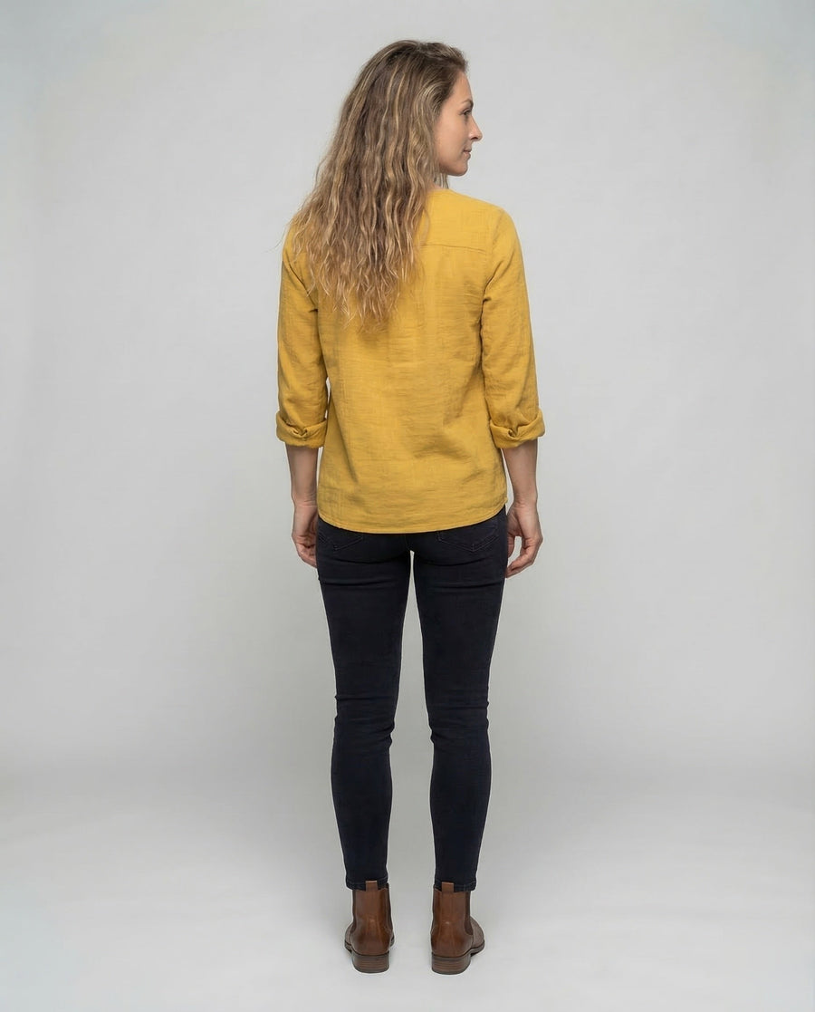 Bianca Casual Blouse with Pleated