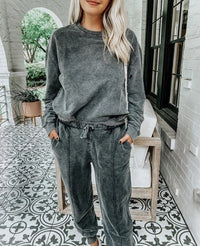 Bianca Casual Suit in Dark Grey