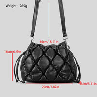 Bianca Mini Crossbody Pillow Bag in Charcoal