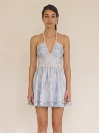 Bianca Chambray Blue Baroque detail