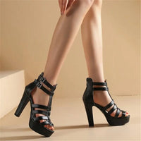 Bianca Platform Stiletto in Charcoal