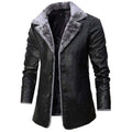 Reinhard | Men's Winter Faux Leather Jacket with Warm Faux Fur Lining