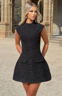 Ottoline Mini Dress – Black