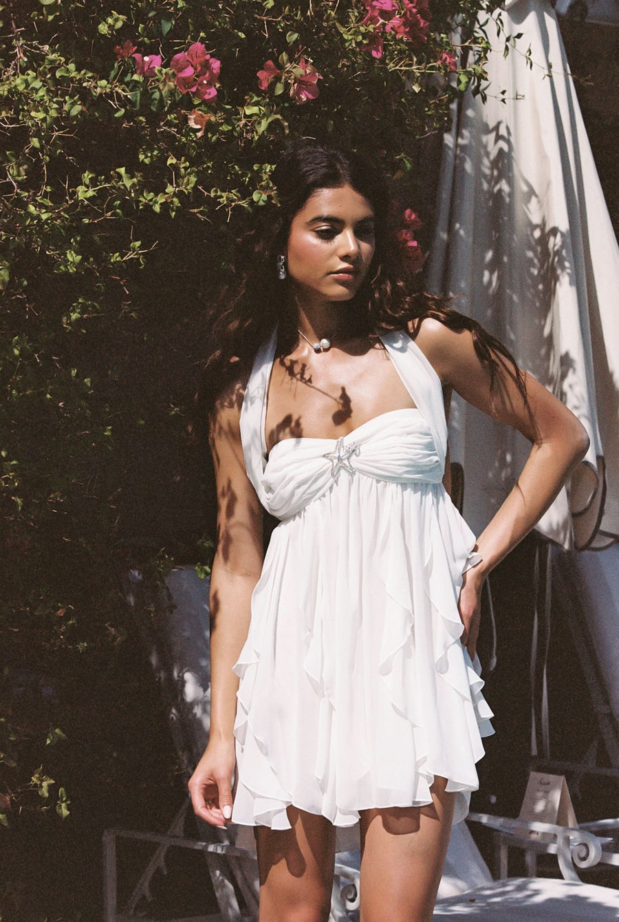 Bliss Ruffled Mini Dress