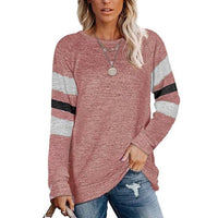 Blythe Casual Sweater with Oversized in Ziegelrot
