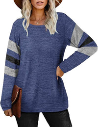 Blythe Casual Sweater with Oversized in Ziegelrot