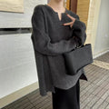 Blythe Elegant Sweater with V-Neck