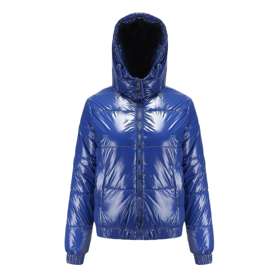 Blythe Jacket with Hood in Blue