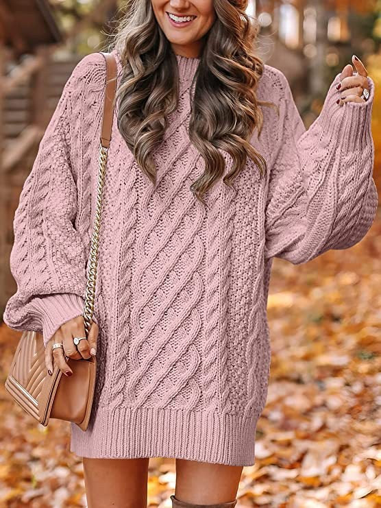Blythe Knit Dress in Pink