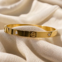 Golden Statement Cuff Bracelet