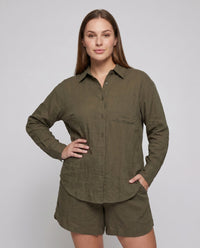 Bo Casual Linen Blouse