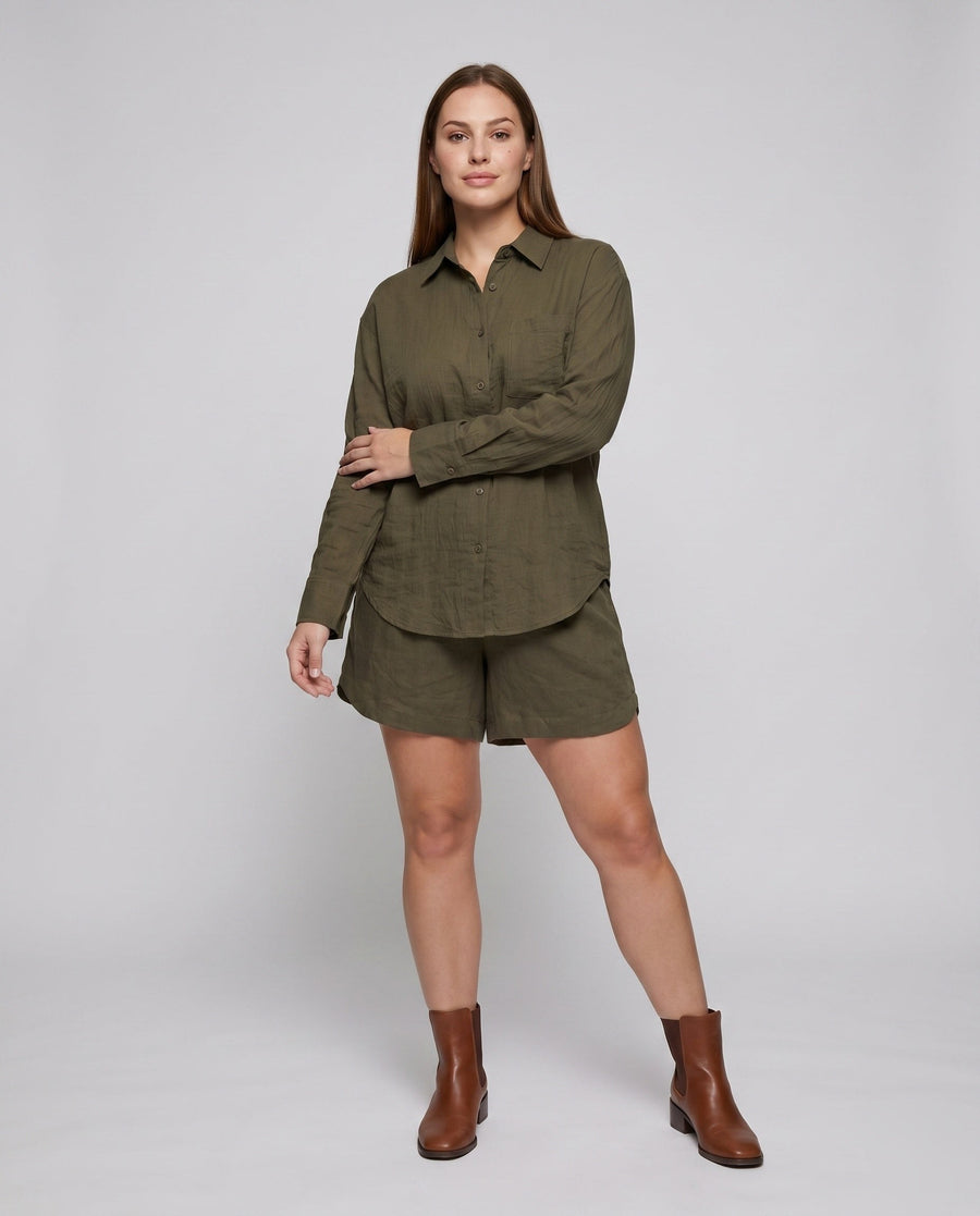 Bo Casual Linen Blouse