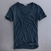 Boris Cotton T-Shirt in Blue