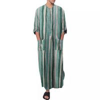 Boris Relaxed Linen Set with Button Front and Pockets