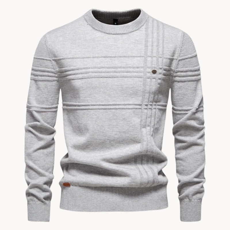 Boris Sweater in Light Grey