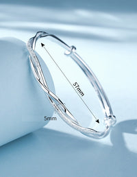 Braided Silver Bracelet