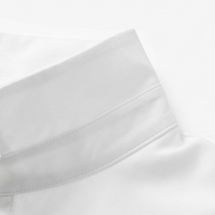 Brennie Women's White Oversized Button-Down Blouse