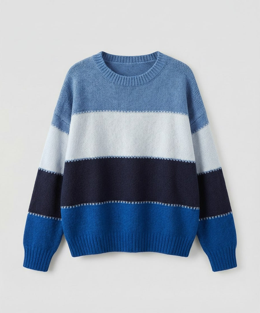 Briar Comfortable Sweater in Blue