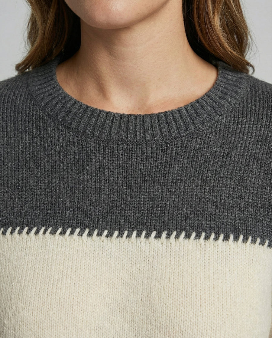 Briar Comfortable Sweater in Grey