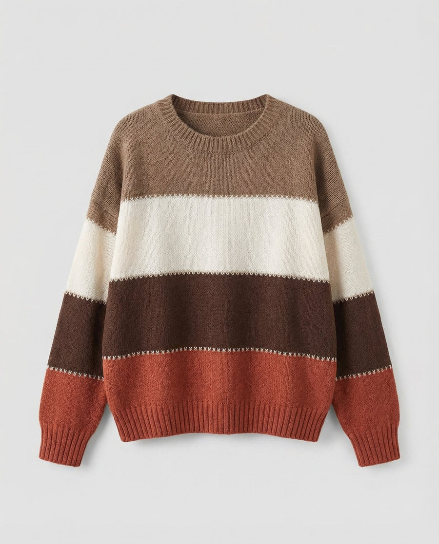 Briar Comfortable Sweater in Red