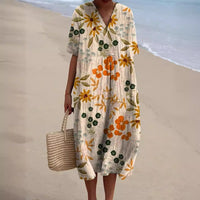 Briar Summer Dress in Beige