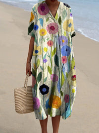 Briar Summer Dress in Veelkleurig Gebloemd