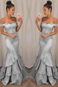 Lillian Off-Shoulder Mermaid Gown