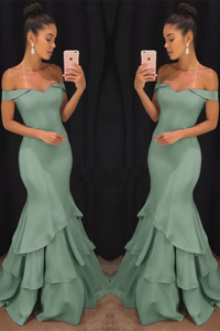 Lillian Off-Shoulder Mermaid Gown