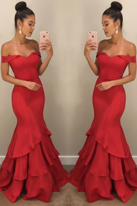 Lillian Off-Shoulder Mermaid Gown