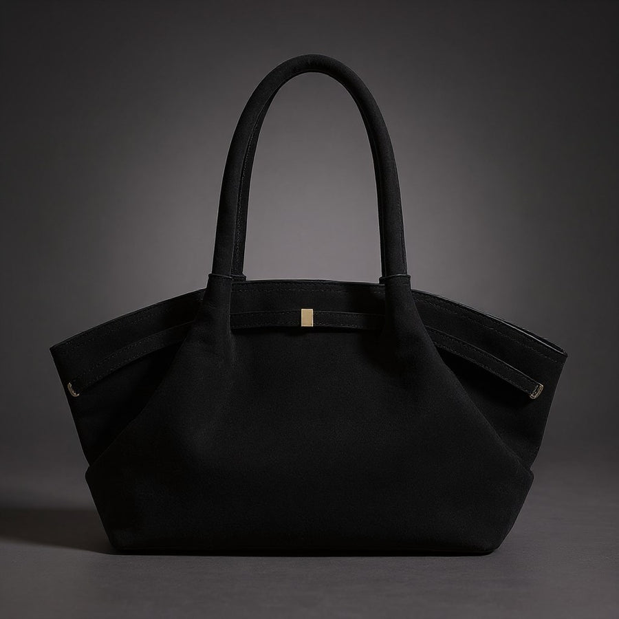 Bridget Belted Tote in Charcoal