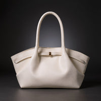 Bridget Belted Tote in Pearl