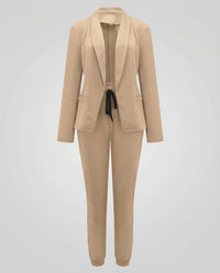 Bridget Casual Suit in Khaki