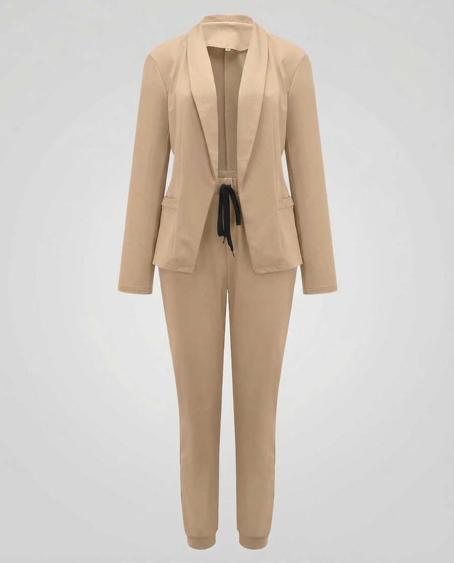 Bridget Casual Suit in Khaki