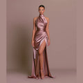 Bridget Elegant Evening Dress with Side Split