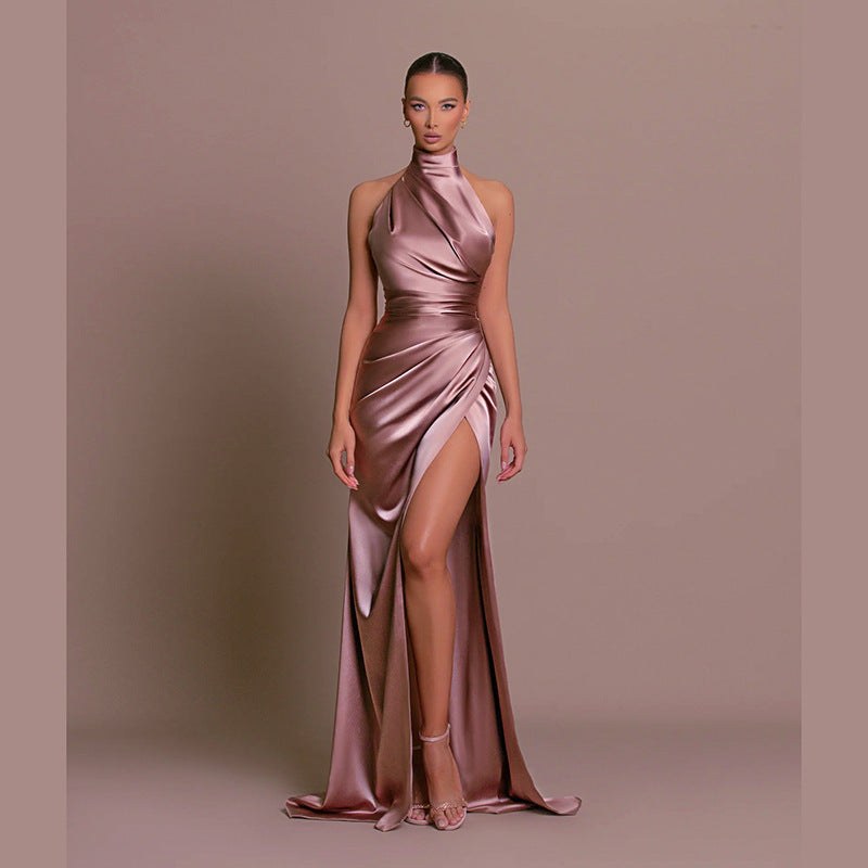 Bridget Elegant Evening Dress with Side Split