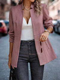 Bridget Elegant Jacket in Dark Red