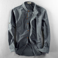 Brielle Comfortable Shirt in Dark Grey