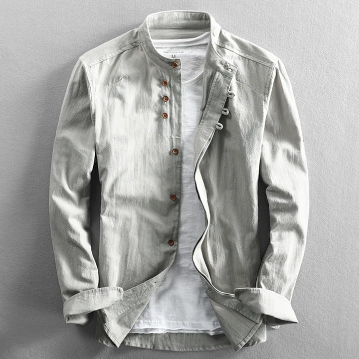 Brielle Comfortable Shirt in Grey