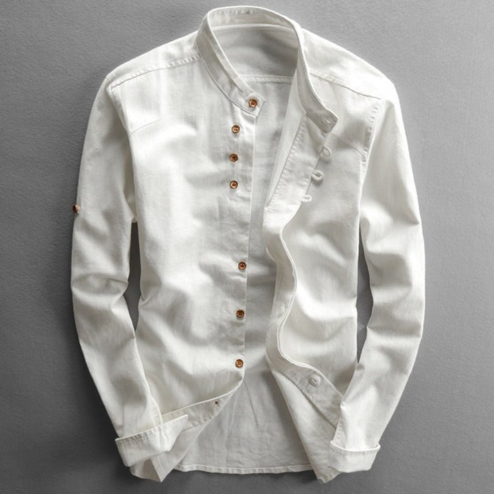 Brielle Comfortable Shirt in White