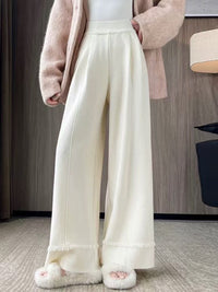 Brielle Elegant Trousers in Beige