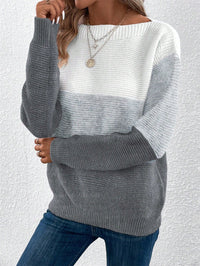 Brielle Sweater in Light Grey
