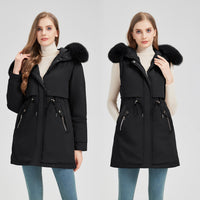 Brielle Vest with Hood in Black