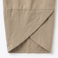 Brindis Women's Wide Leg Cropped Linen Pants